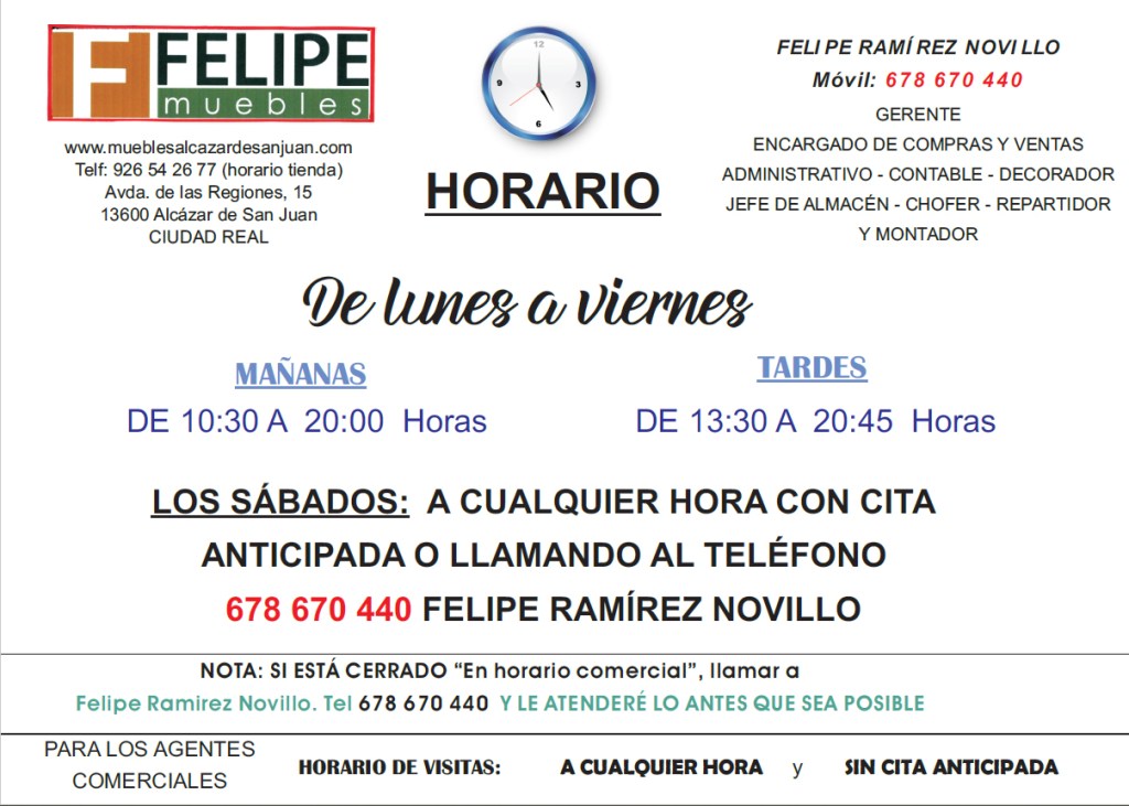 Muebles en Alcázar de San Juan